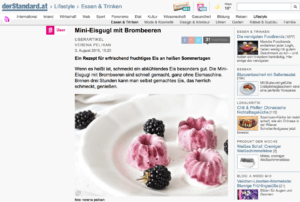 Das Rezept für Mini-Eisgugl mit Brombeeren von Verena Pelikan Autorin des Blog Sweets and Lifestyle auf derStandard.at