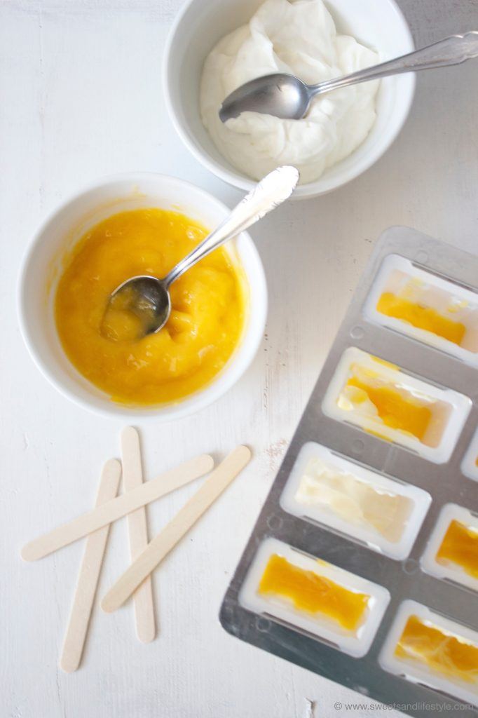 Eis am Stiel mit Mango und Joghurt von Sweets and Lifestyle