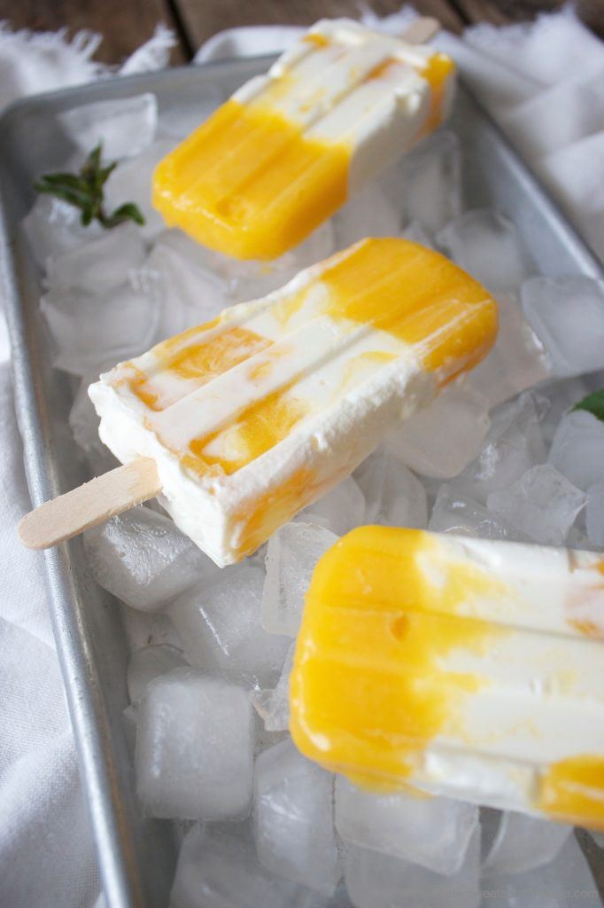 Eis am Stiel mit Mango und Joghurt von Sweets and Lifestyle