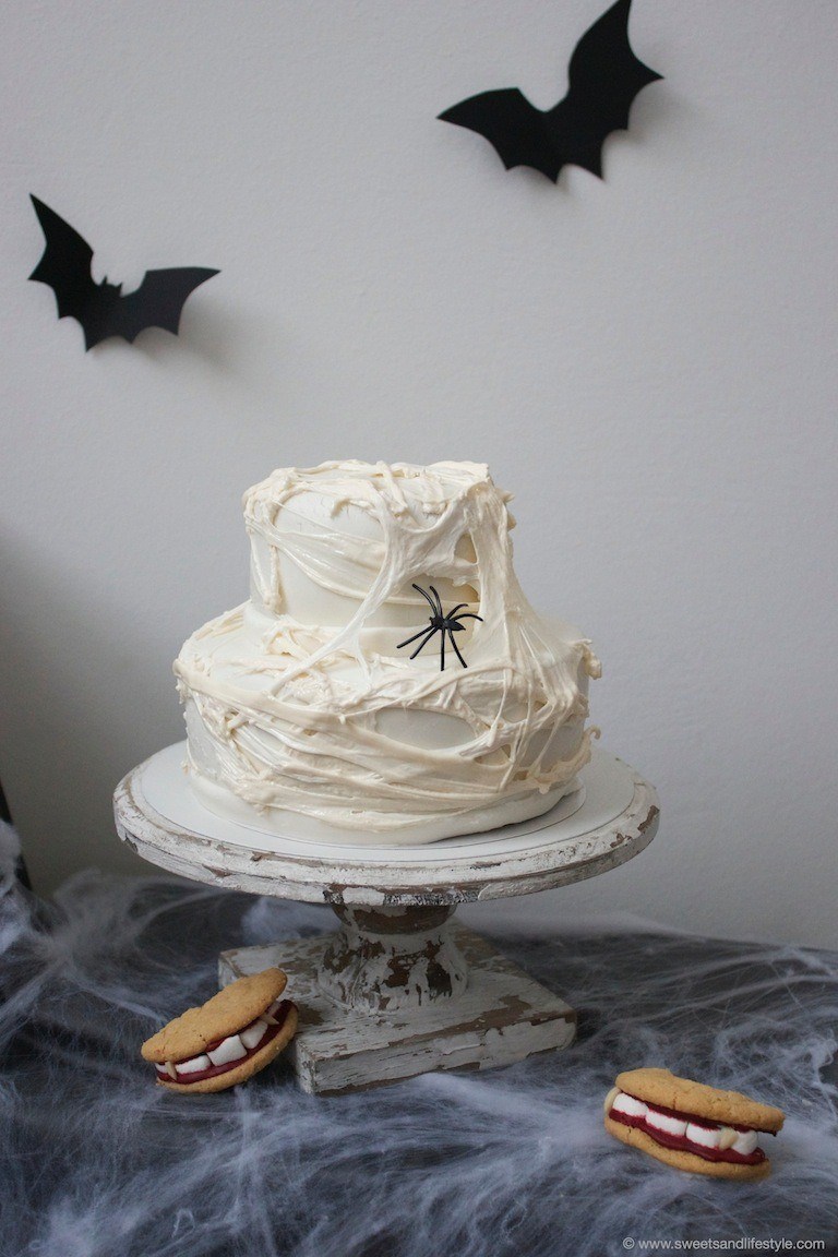26+ schlau Bild Spinnennetz Kuchen : Halloween Kurbis Und Kase Muffins ...