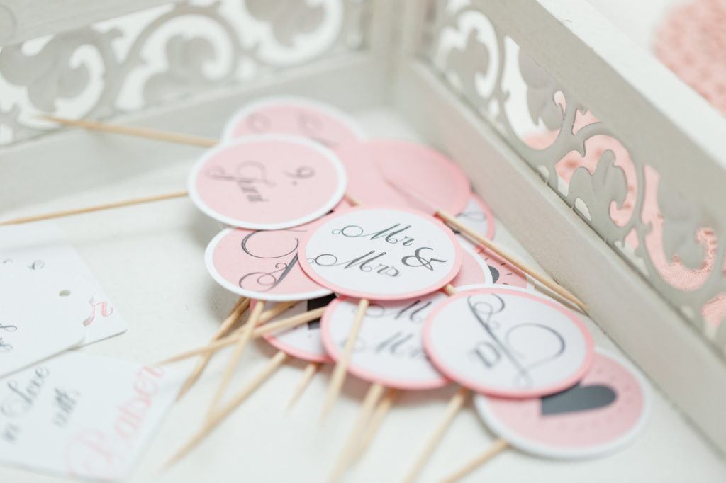 Cupcake Topper für Hochzeits Cupcakes von Sweets and Lifestyle