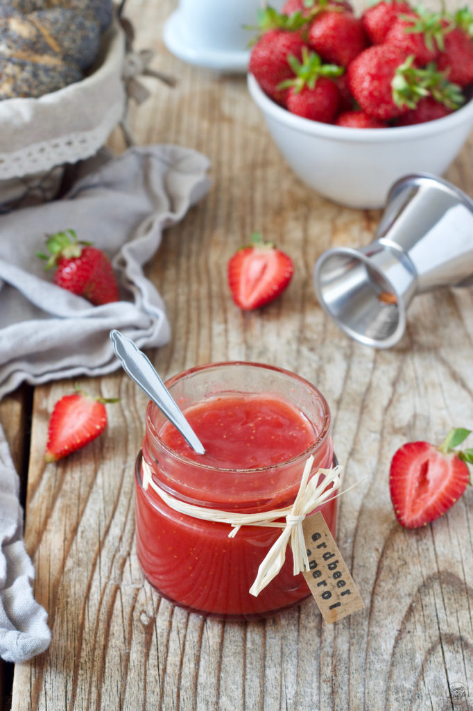 Erdbeer Marmelade mit Aperol verfeinert von Sweets & Lifestyle®