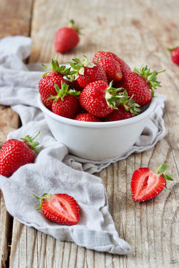 Frische Erdbeeren für die Erdbeermarmelade mit Aperol von Sweets & Lifestyle®