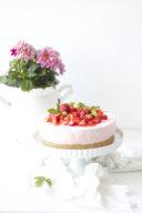 Koestlicher No Bake Erdbeer Cheesecake von Sweets and Lifestyle