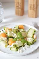Leckerer Zucchini Melonen Salat von Sweets and Lifestyle