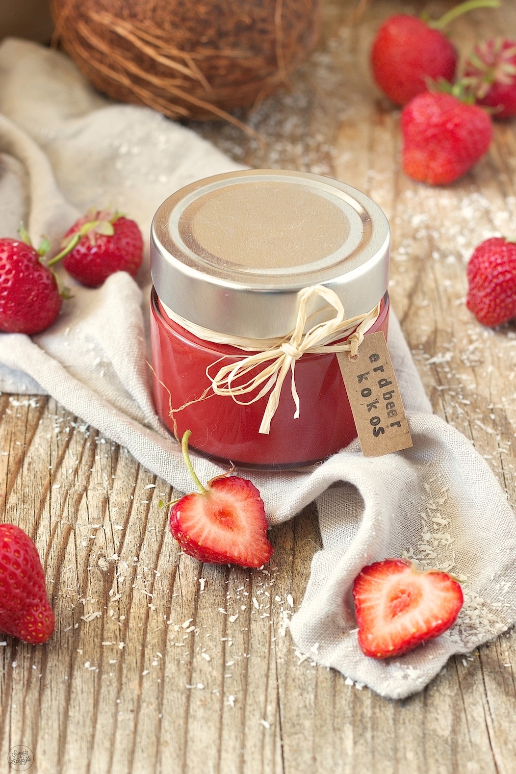 Erdbeer Kokos Marmelade - Rezept - Sweets &amp; Lifestyle®