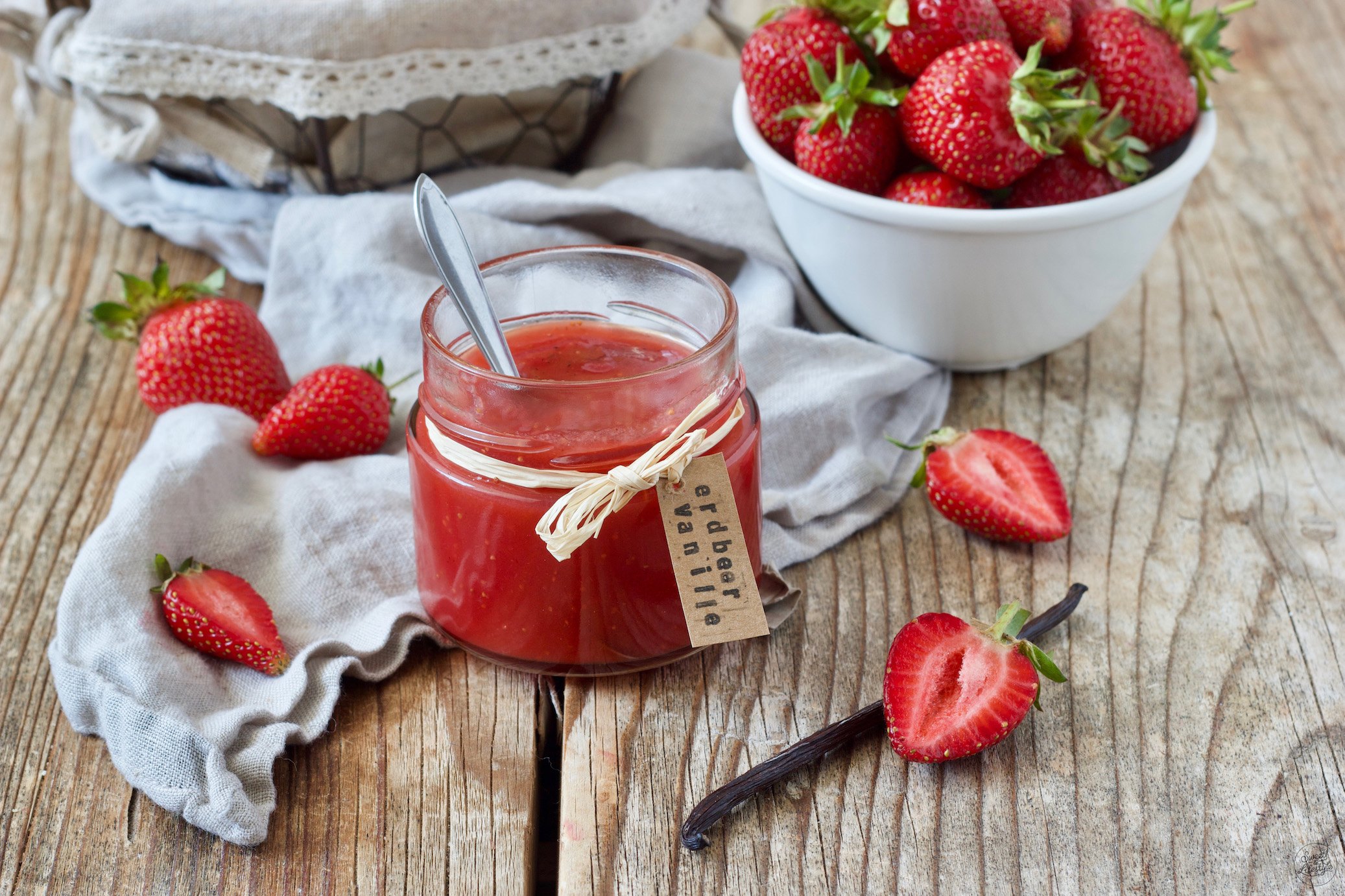 Erdbeer Vanille Marmelade Rezept Sweets Lifestyle