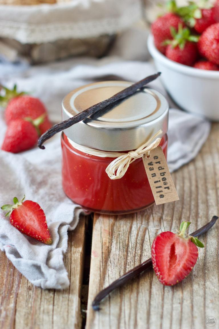 Erdbeer-Vanille-Marmelade - Rezept - Sweets &amp; Lifestyle®