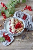 Joghurt Frühstücksbowl mit Haferflocken und RIbisel von Sweets & Lifestyle®