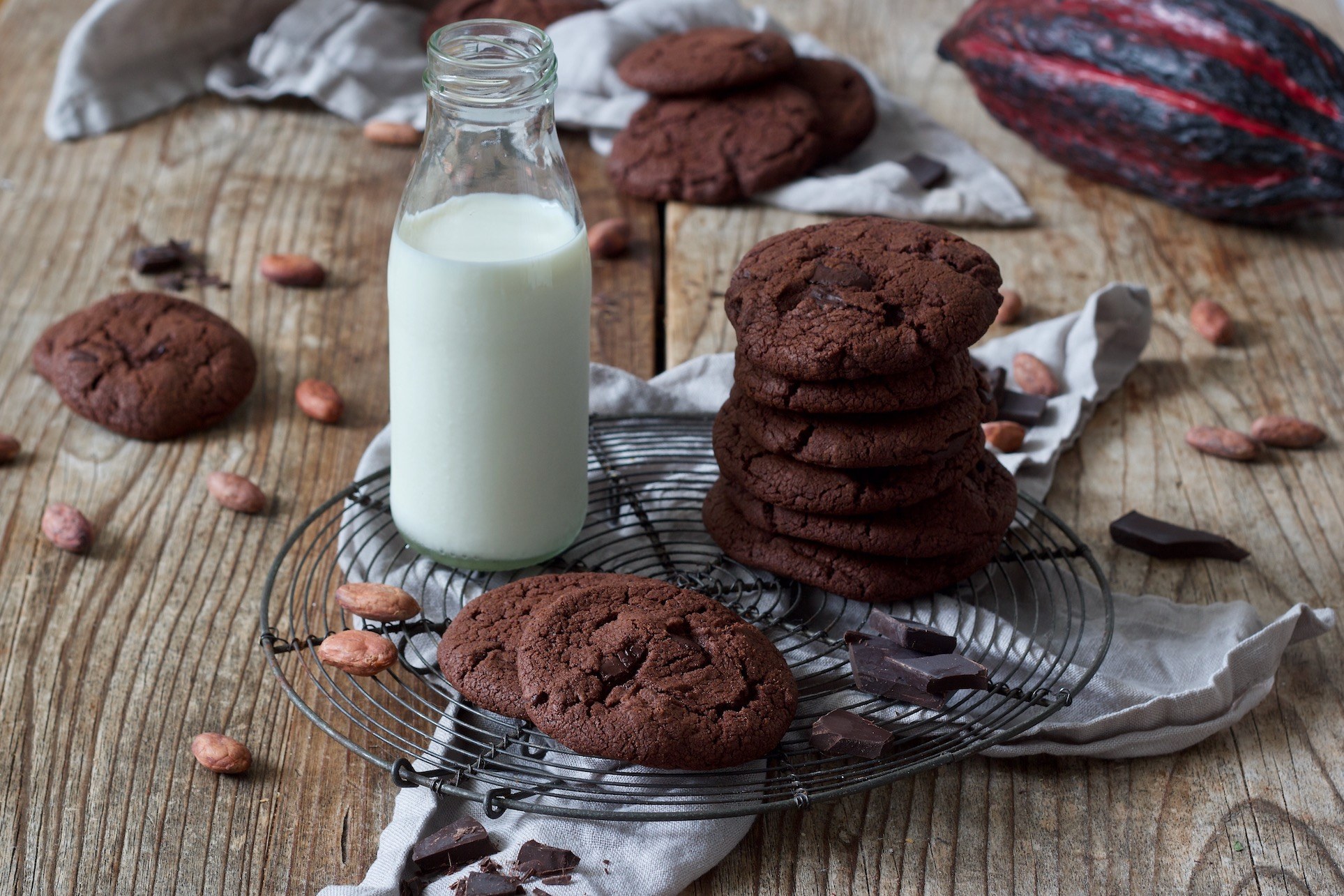 Schoko Cookies Double Chocolate Cookies Rezept Sweets Lifestyle