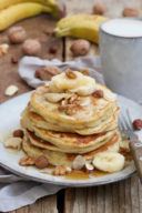 Einfaches Bananen Pancakes Rezept mit Mehl und Ei von Sweets & Lifestyle®