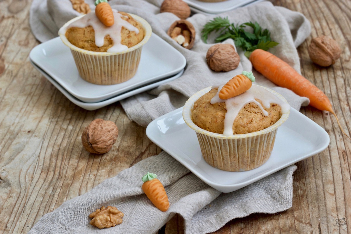 Saftige Karottenmuffins - Rezept - Sweets &amp; Lifestyle®