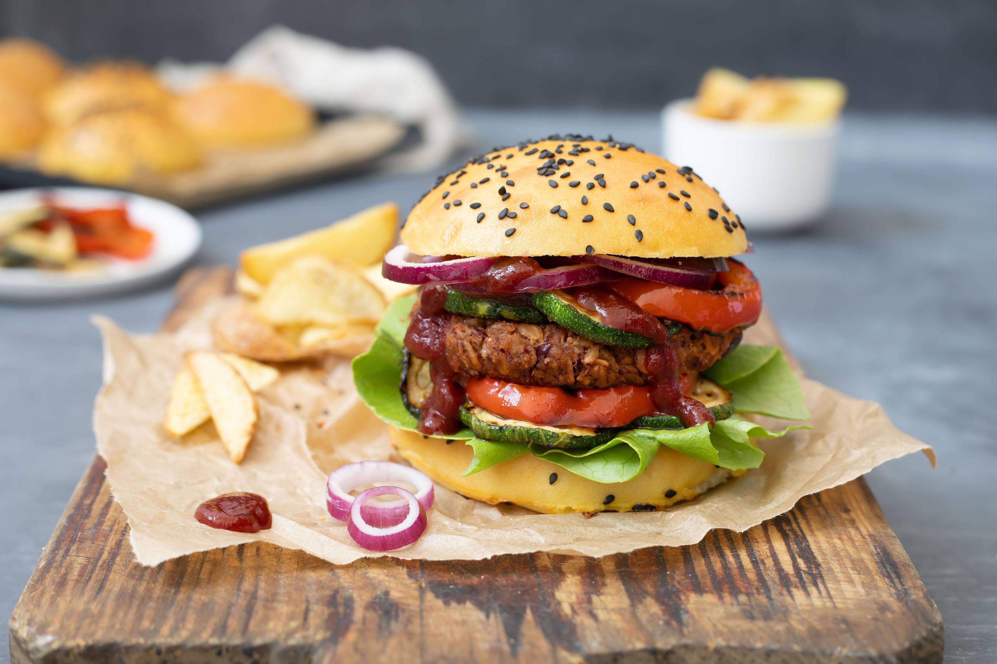 Kidneybohnen Burger - Vegetarischer Burger - Sweets &amp; Lifestyle®