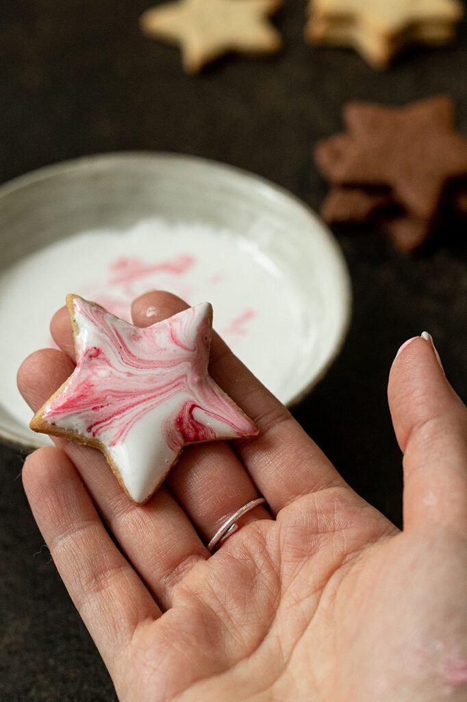 Kekse mit marmorierter Glasur nach einem Rezept von Sweets & Lifestyle®