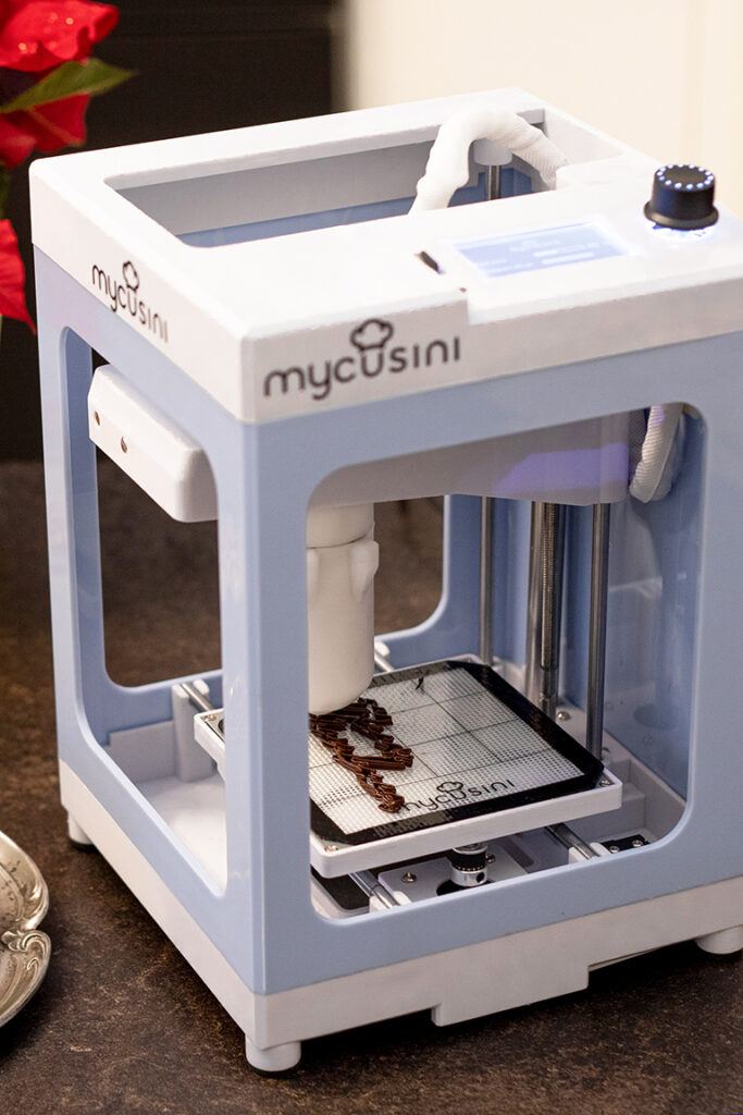 mycusini 3D Lebensmitteldrucker im SchlossStudio von Verena Pelikan