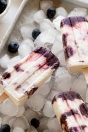 Rezept fuer ein Heidelbeer Joghurt Eis am Stiel von Sweets & Lifestyle®